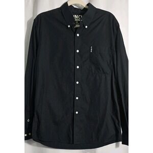 Cinch Men's Modern Fit Black Button Down Shirt Size Large M Cowboy Rodeo
